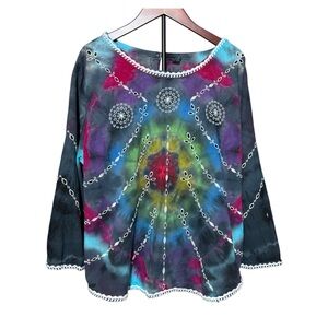 Handmade Boho Tie Dyed Top
